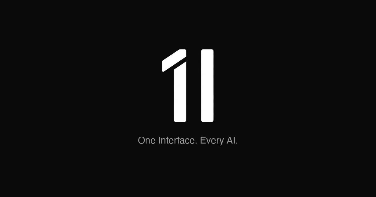 1i - One Interface. Every AI.